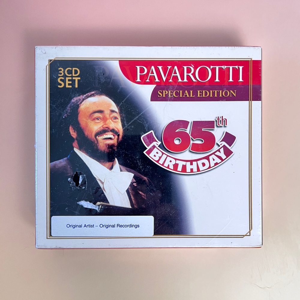 Vintage‎ Pavarotti Special Edition 65th Birthday 3 CD Set 1999 Eclipse Music